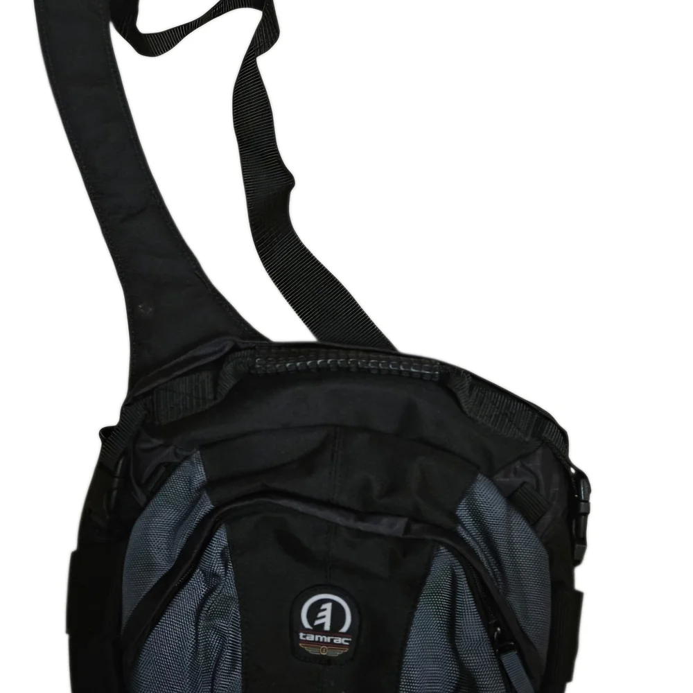 Tamrac DSLR Camera Bag Sling Crossbody Waist Pack Black Padded Case